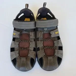 Teva Forebay hiking sandals, size 9 men\'s, brown and black. Teva Men main image 3